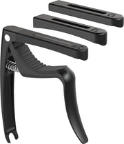 Capodaster multifunzionale per chitarra con estrattore del ponticello - 4-in-1 per chitarra acustica, elettrica e classica