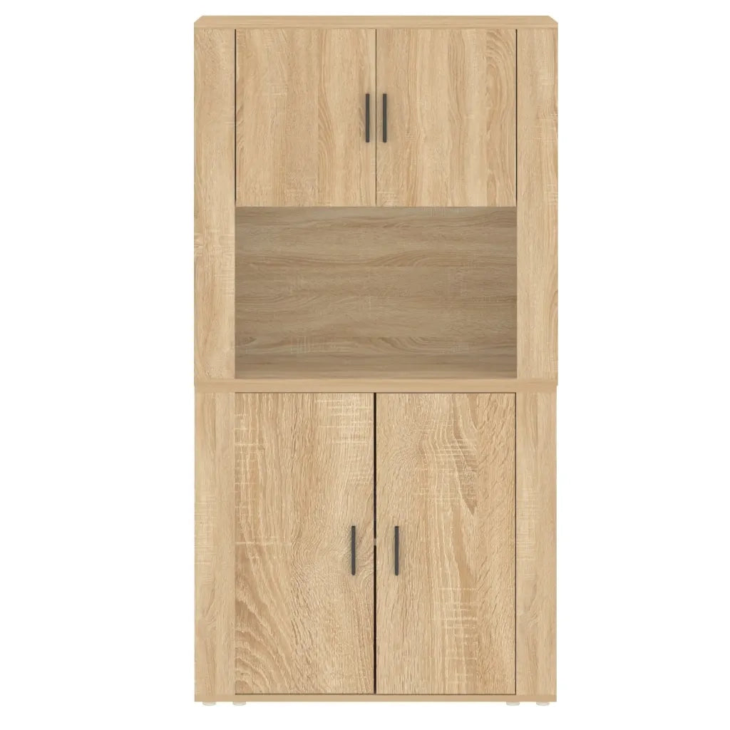 Credenza | Madia | Buffet da pranzo | Armadio da pranzo Rovere Sonoma in Legno Multistrato