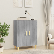 Credenza-Buffet-Armadio da cucina Grigio Sonoma 70x34x90 cm in Legno Multistrato 639684