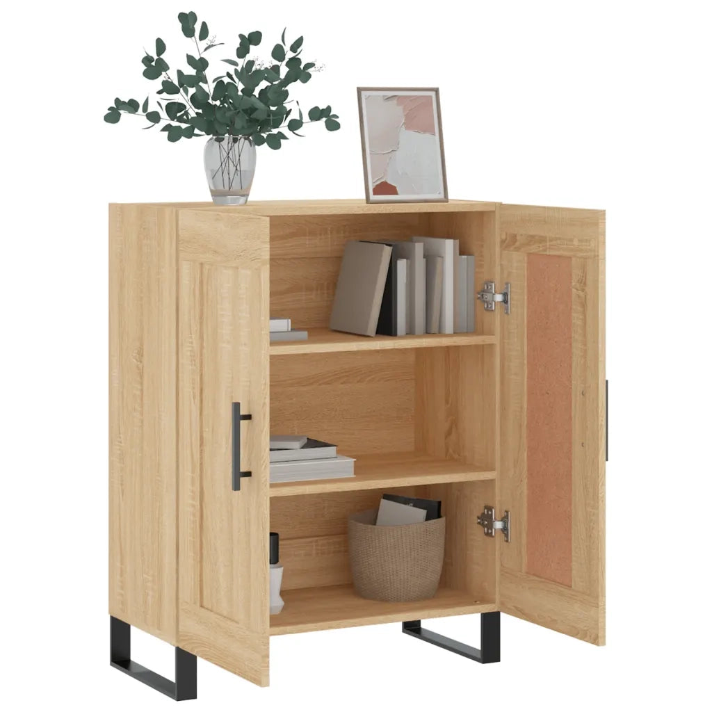 Credenza Rovere Sonoma 69,5x34x90 cm in Legno Multistrato 830223