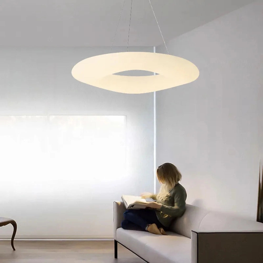 Trade Shop - Lampadario A Sospensione Nordico Per Soggiorno Camera A Forma Di Anello Decorativo -