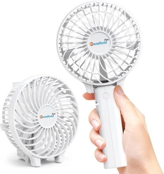 Ventilatore USB Portatile con Batteria Ricaricabile, 3 Velocità e Design Ripiegabile per Casa e Viaggio