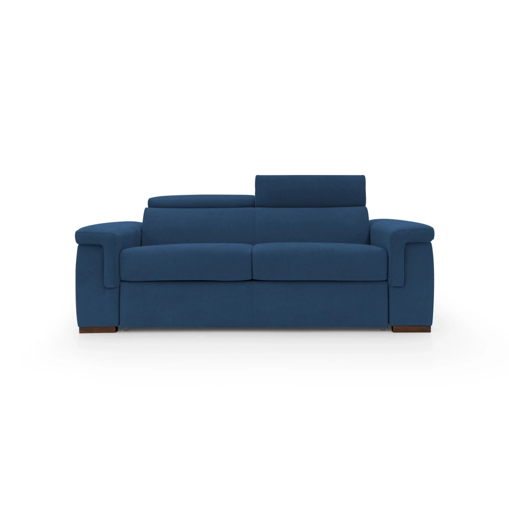 Giunone Divano letto mat. H18 220 cm (mat. 140x197 cm) blu