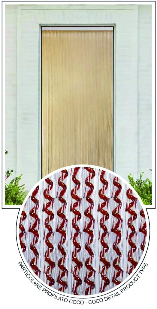 TENDA IN PVC COCO cm. 125x230 col. Cristallo