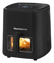 Melchioni Family Marianna New, Friggitrice ad Aria 5L, Compatta, Touch Display, 7 Programmi, Antiaderente, Timer 60 Min, Temperatura 80°-200°C, Controllo Cottura Senza Aprire lo Sportello