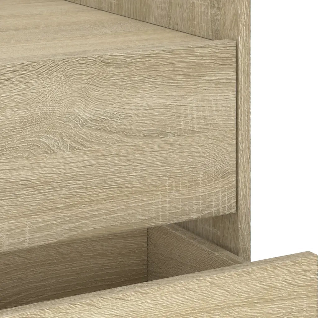 vidaXL Comodino Rovere Sonoma 45x50x50 cm in Legno Multistrato
