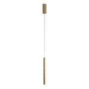 Lampada sospensione LED oro tubo 5W CCT VALDES Italux