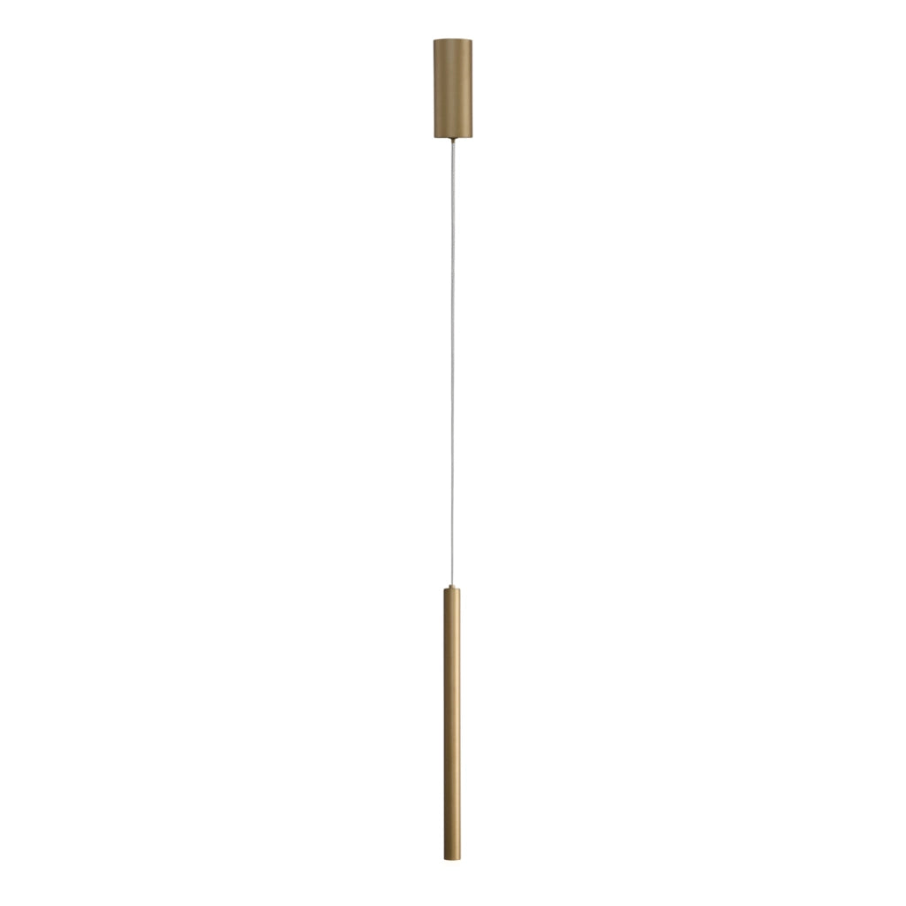 Lampada sospensione LED oro tubo 5W CCT VALDES Italux