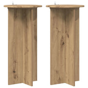 Supporto per piante | Sostegno per piante 2 pz Rovere Artigianale 40 x 40 x 80 cm