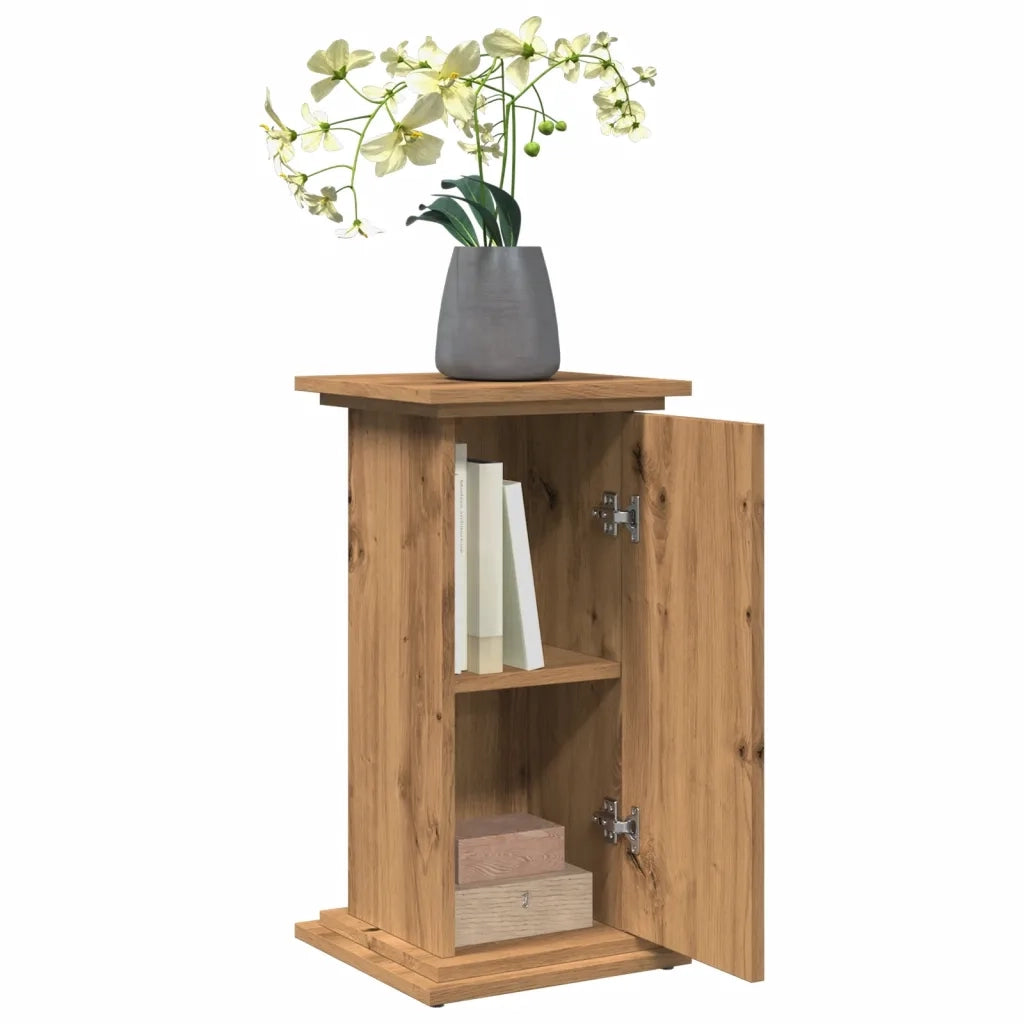 Espositore Portaoggetti Rovere Artigianale 31x30x60 Truciolato 854624