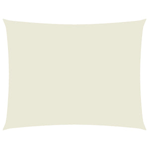 Parasole a Vela Oxford Rettangolare 2,5x4 m Crema 135207