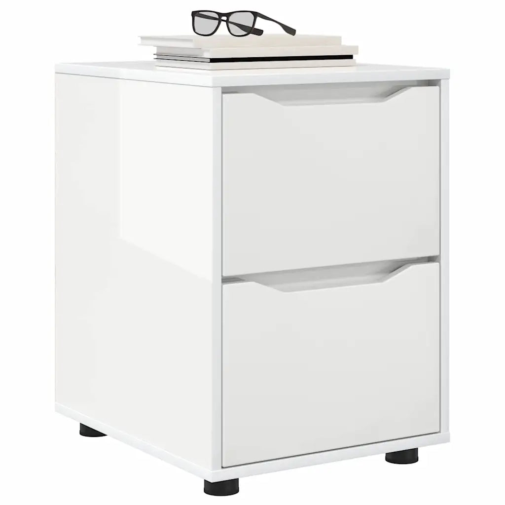 Armadio Bianco Lucido 40 x 48 x 57 cm Legno multistrato 888841