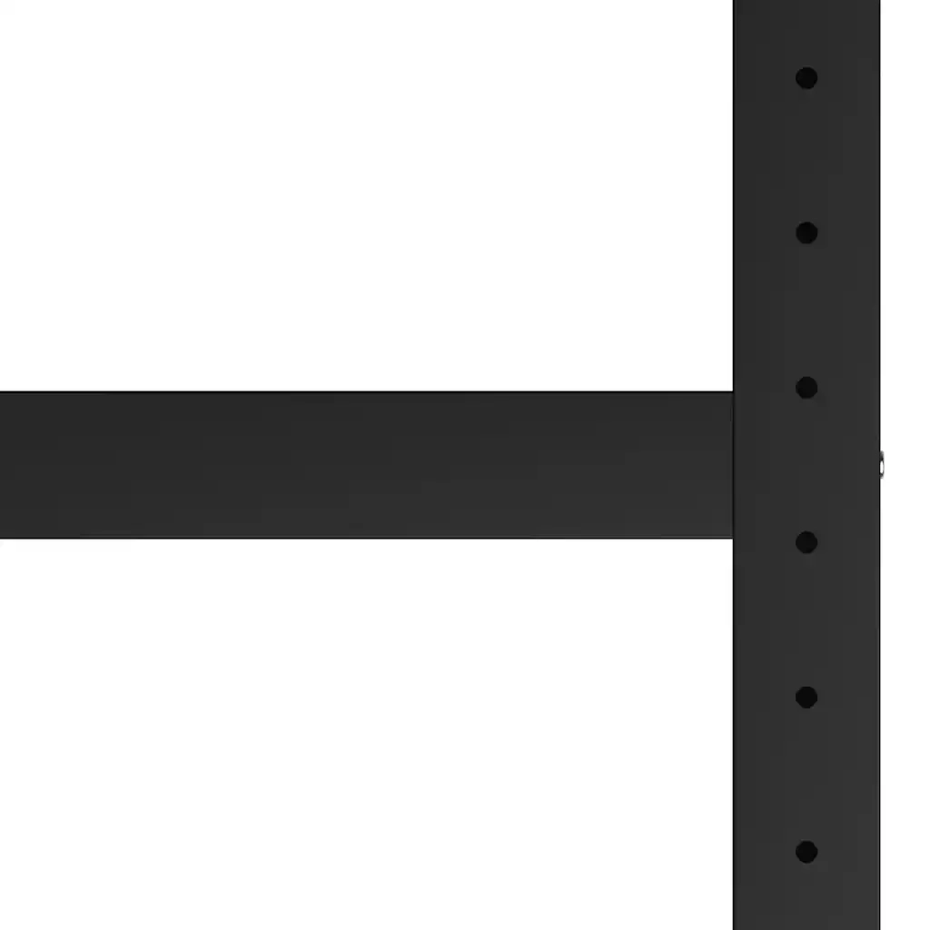 Telaio per Banco da Lavoro in Metallo 120x57x79 cm Nero e Rosso CFW4049434