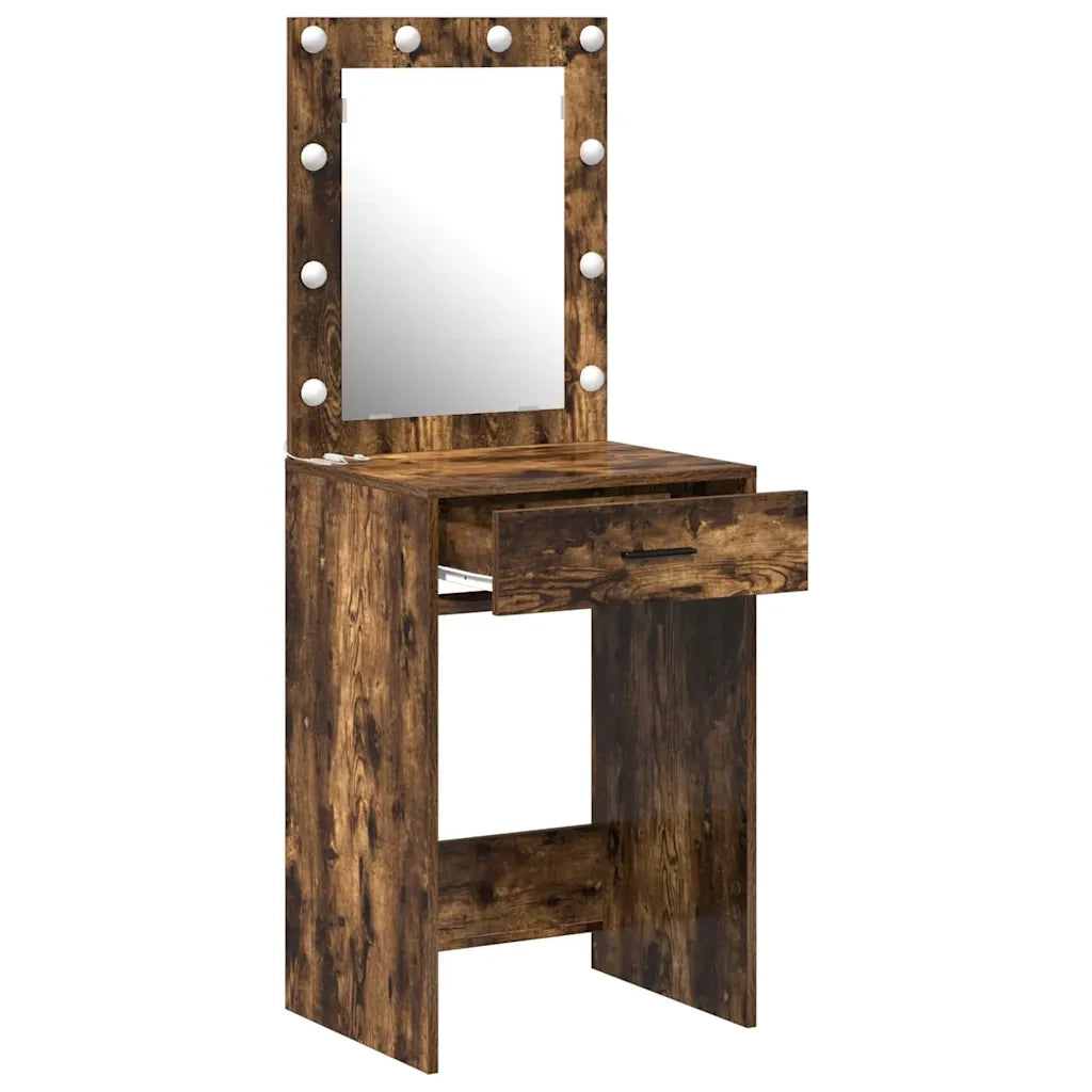 Tavolo da Trucco Rovere fumé 50 x 41 x 135 cm Legno multistrato 865041