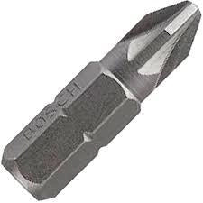 Bosch 2 BIT ATTACCO ESAGONALE ESTERNO DIN 3126-C6.3. 1/4