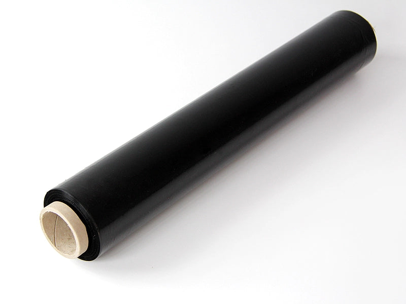 Pellicola estensibile KADAX XL nera, rotolo resistente e opaco da 2,5 kg.