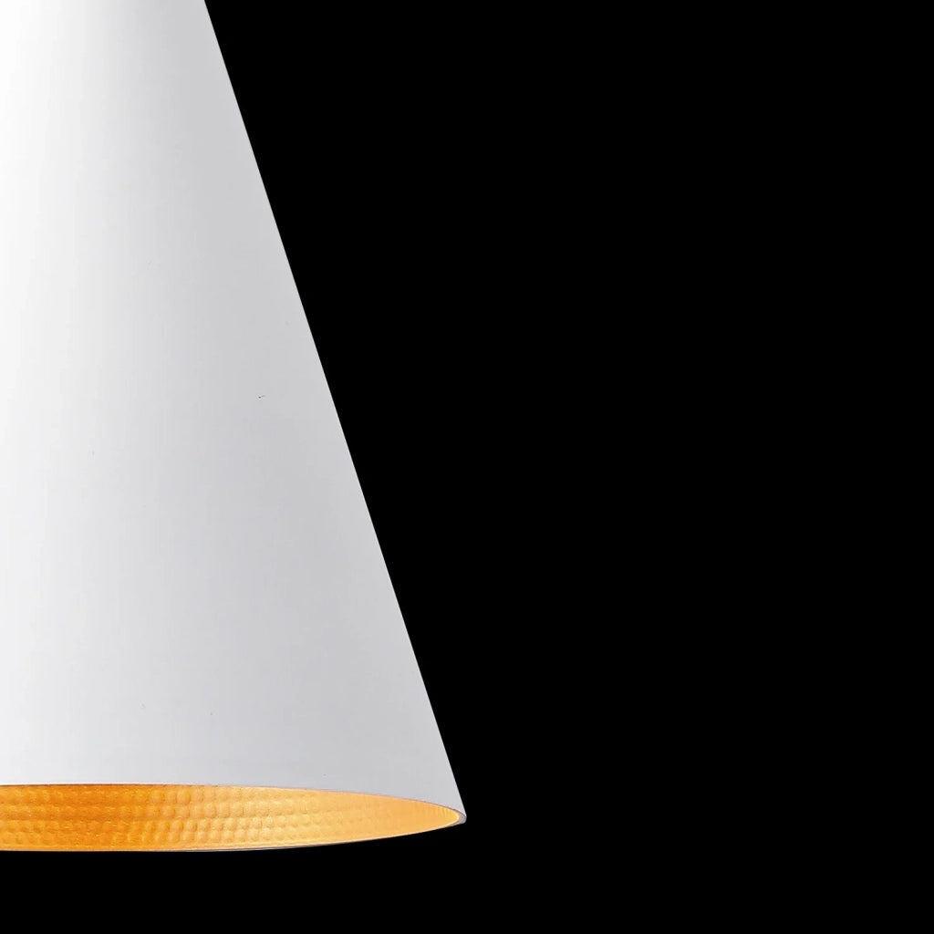 LÚZETE - LAMPADA A SOSPENSIONE IN ACCIAIO BIANCO Ø 18,5 CM ODELL