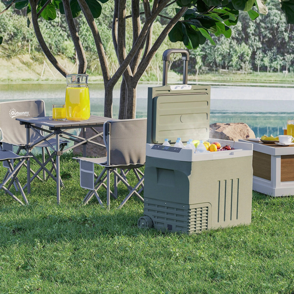 Frigorifero Portatile Elettrico 40L ¨C zephmum ¨C 61x39x49.5cm Grigio