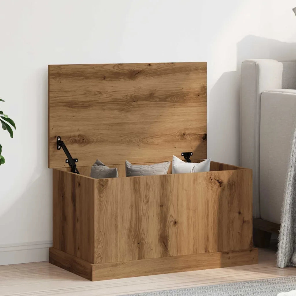 Scatola Portaoggetti Artigianale 70x40x38 cm Legno Multistrato 857162