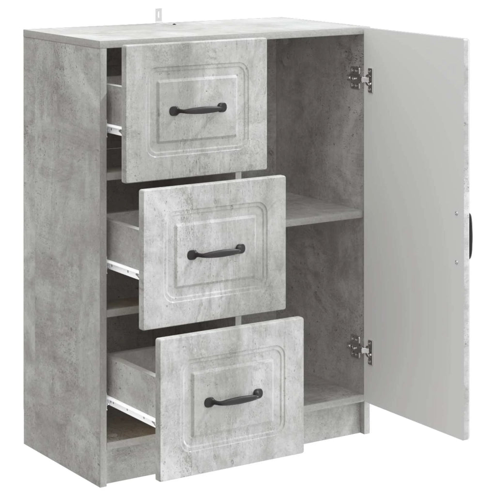 Credenza Grigio Cemento 66 x 34,5 x 87 cm Legno ingegnerizzato 895778