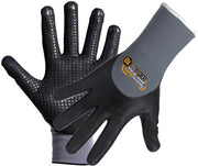 GUANTI IN NITRILE PALMO PUNTIN Col. Nero tg. 7 12.00 paia