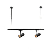 Trade Shop - Asta Regolabile Per Faretti A Binario Elettrico Staffa A Soffitto 1 Mt T-100cm - Nero
