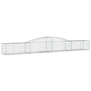 Cesto Gabbione ad Arco 400x50x40/60 cm Ferro Zincato