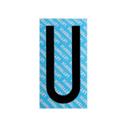 Lettera Adesiva Nera Serie T80 U Letterfix