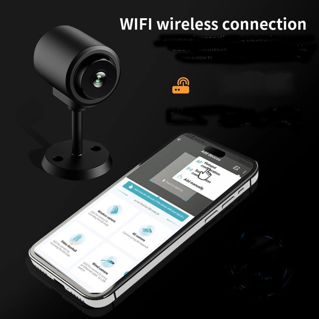TELECAMERA IP WI-FI SMART 2MP SENZA FILI INTERNO VIDEO SORVEGLIANZA NOTTURNA APP