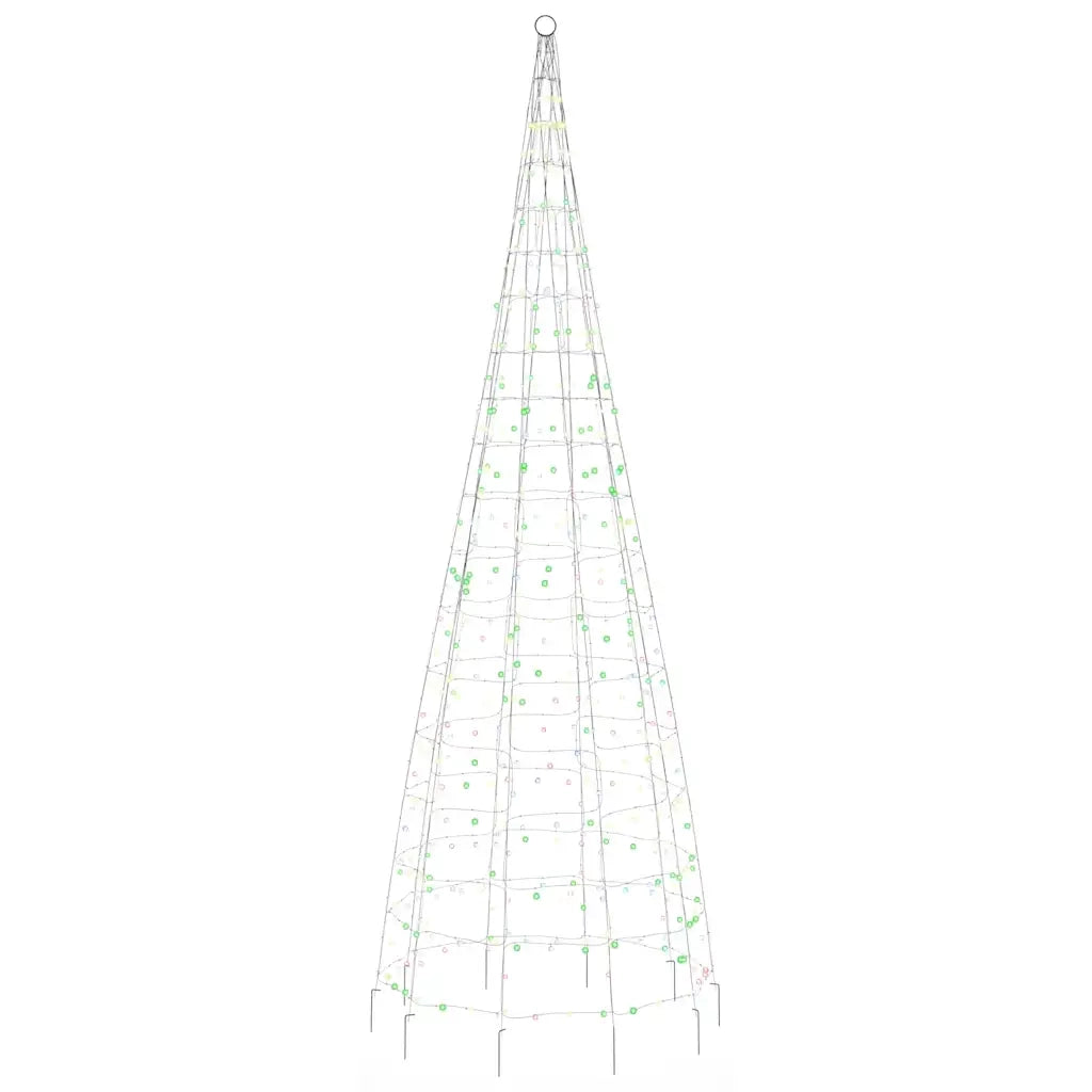 Albero di Natale a LED 550 LED Colorato 300 cm 358114