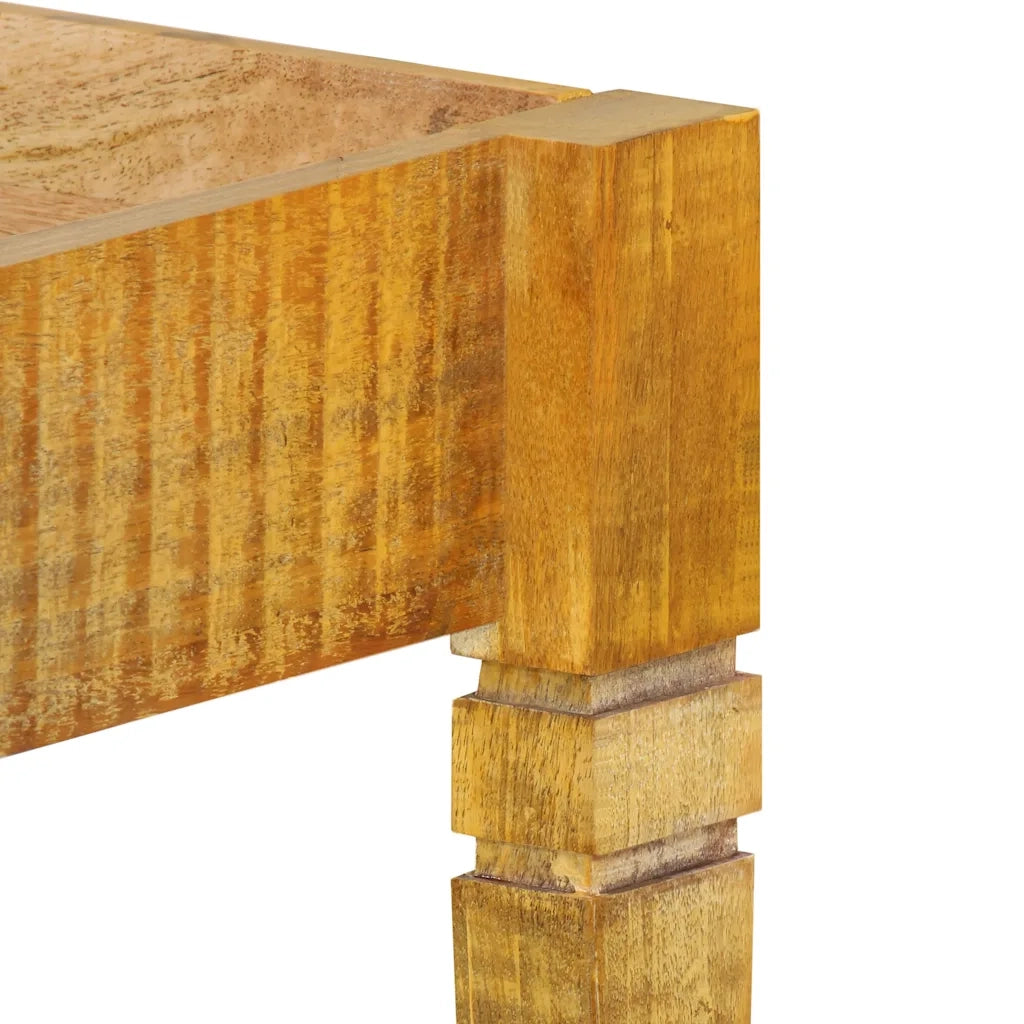 Letto matrimoniale | Letto per adulti | Giroletto in Legno Massello di Mango 180 cm