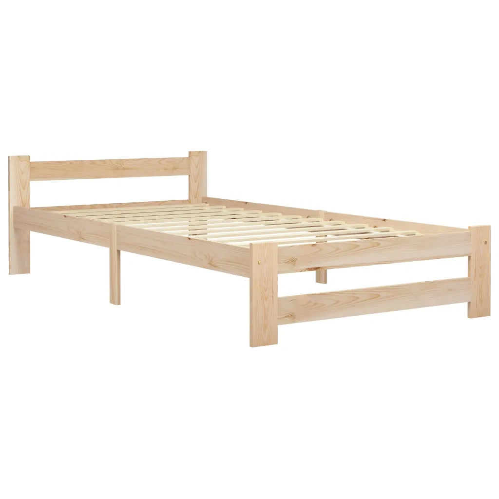 Giroletto senza Materasso 100x200 cm in Legno Massello di Pino 321992