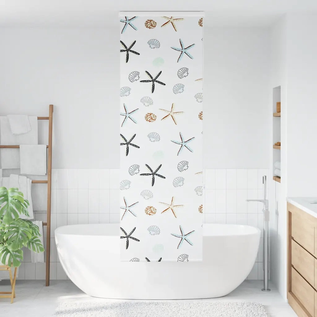 Tenda a rullo | Tenda avvolgibile per Doccia Cassonetto 60x240 cm Larghezza Tessuto