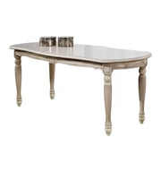 Tavolino shabby da salotto in legno intagliato con fregi - Mobili 2G