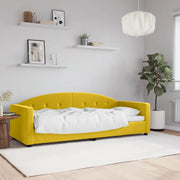 Letto da Giorno Giallo 80x200 cm in Velluto 354134