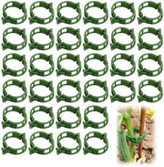 Clips per piante 200 pezzi - Anelli in plastica per pomodori - Aiuto al clima per ortaggi - Sostegno per piante - Sostegno per piante - Clips per piante all'aperto - Chiusura per piante