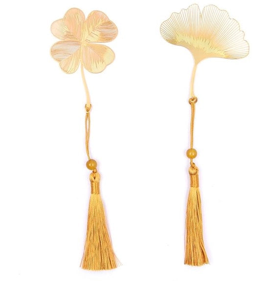 Bladwijzers con Fogli metallici - Design Classico - 2 pezzi