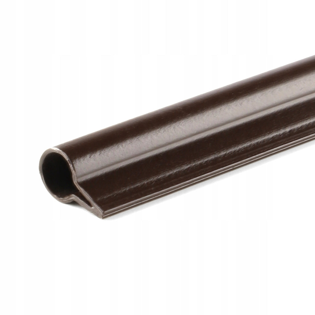 Clip KADAX da 19 cm per nastro per recinzione, ganci per nastro per recinzione, colore marrone, 2 pezzi