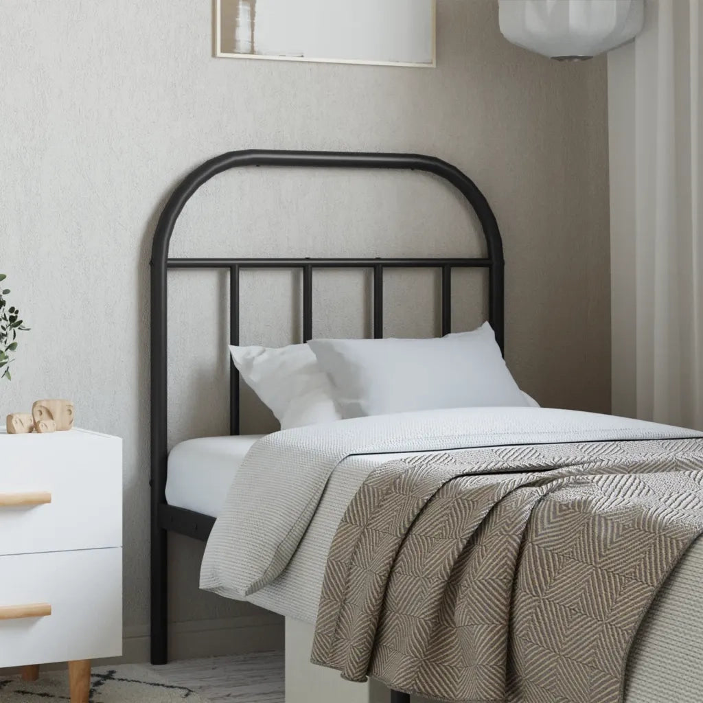 Testiera | Testata di Ricambio in Metallo Nero 75 cm