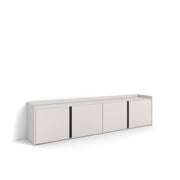 Mobile TV Soggiorno, 207x50x35 cm, Per TV fino a 80", Mobile Soggiorno, Beige