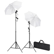 Kit professionale per studio fotografico con luci supporti e ombrelli 02_0001452
