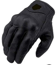 Manopole per meccanici con dita complete - Manopole in pelle per meccanici - Impermeabili - Resistenti - Antiscivolo - Protezione singolo integrata - Manopole per meccanici per motocicli