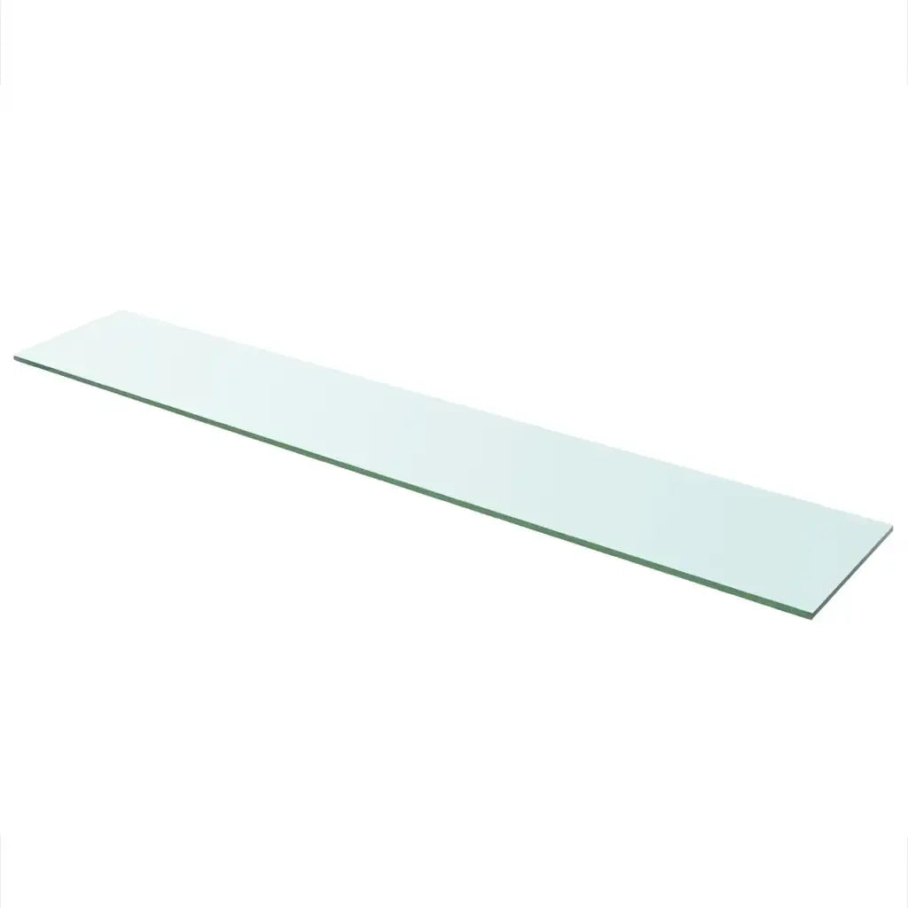 2 pz Mensole | Ripiano | Scaffale in Vetro Trasparente 110x20 cm