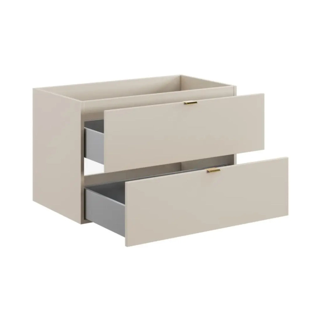 Set da bagno BELLA: mobile sotto lavabo 80cm + piano per lavabo