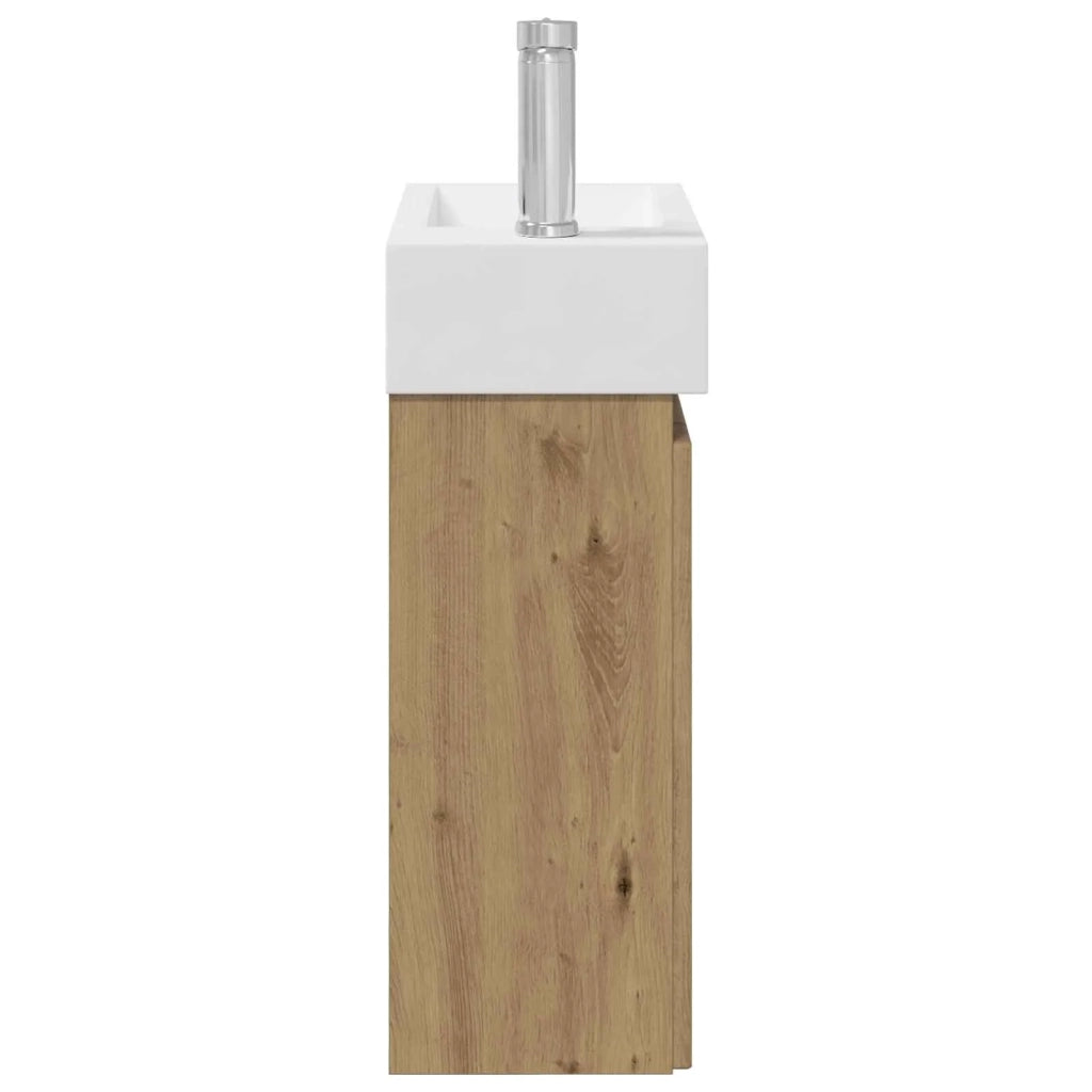 Mobile bagno con rubinetto Rovere Artigianale 889510