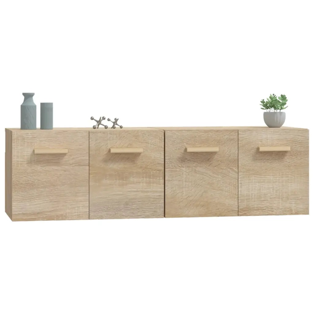 Mobili Parete 2 pz Rovere Sonoma 60x36,5x35cm Legno Multistrato cod mxl 38761