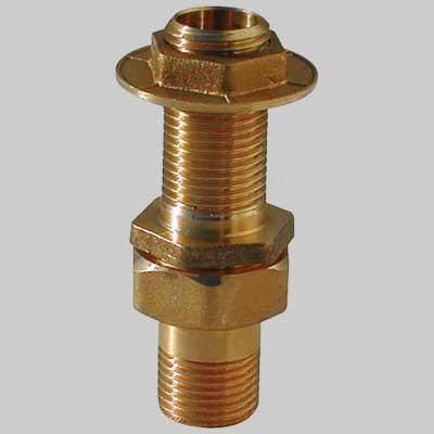 RACCORDO DIRITTO PER CASSONI IN OTTONE  11/2     MADE IN ITALY