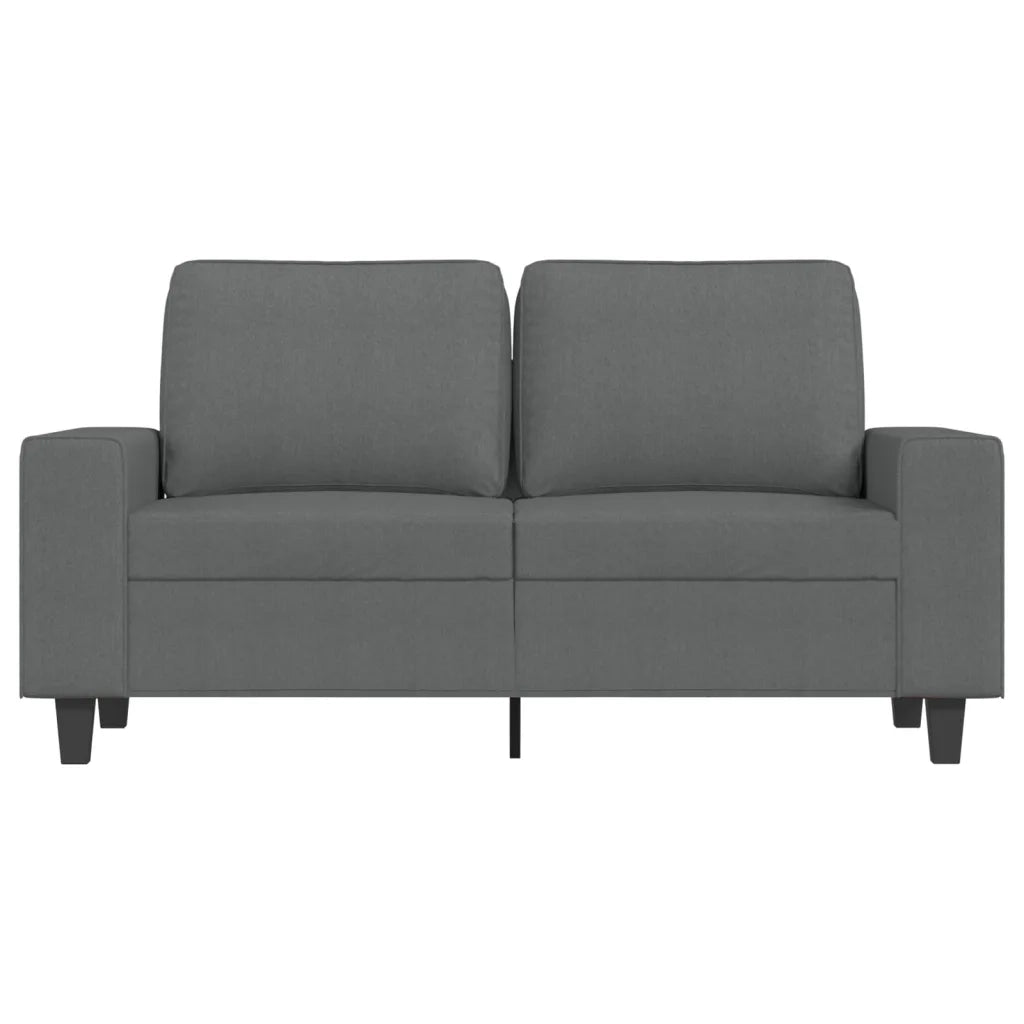Divano a 2 Posti Grigio Scuro 120 cm in Tessuto 359384