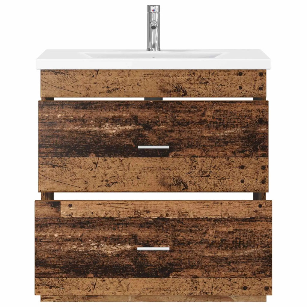 Set di mobili per il bagno Legno antico 81 x 40 x 84,5 cm 3404380