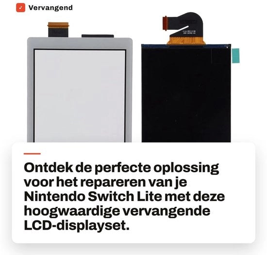 Schermo LCD di sostituzione per Switch Lite - Touchscreen digitale - Chipset professionale - Vetro/ABS - Installazione semplice